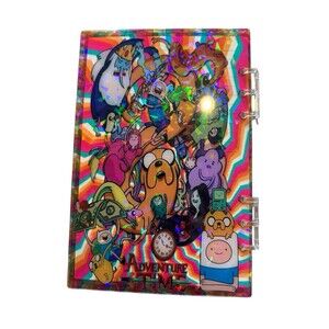 NEW Adventure Time Colorful Hardcover Notebook Journal Wiith 3D Cover Movement